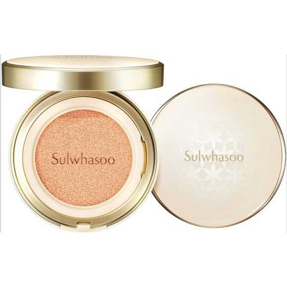Sulwhasoo Perfecting Cushion Sunscreen Foundation No 21 Natural Pink SPF 50 - Picture 1 of 9
